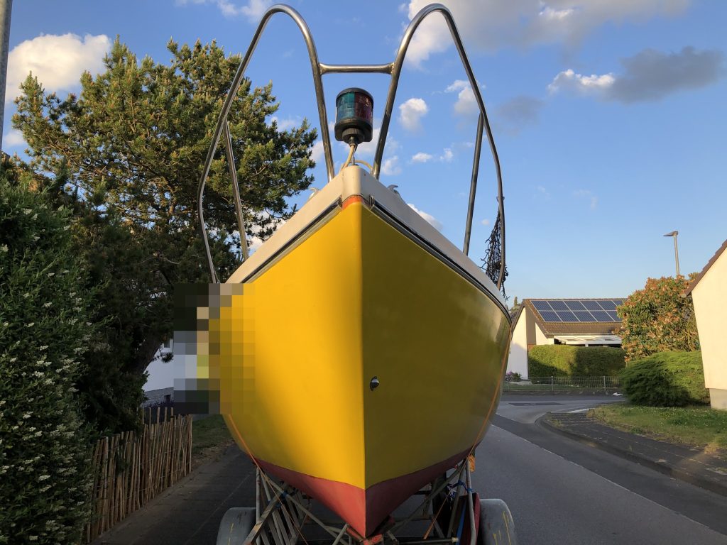 nach der Bugschaden-Reparatur